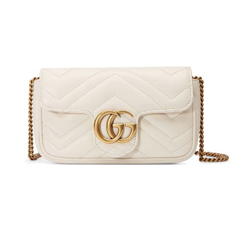 gucci bag white mini|gucci mini black crossbody bag.